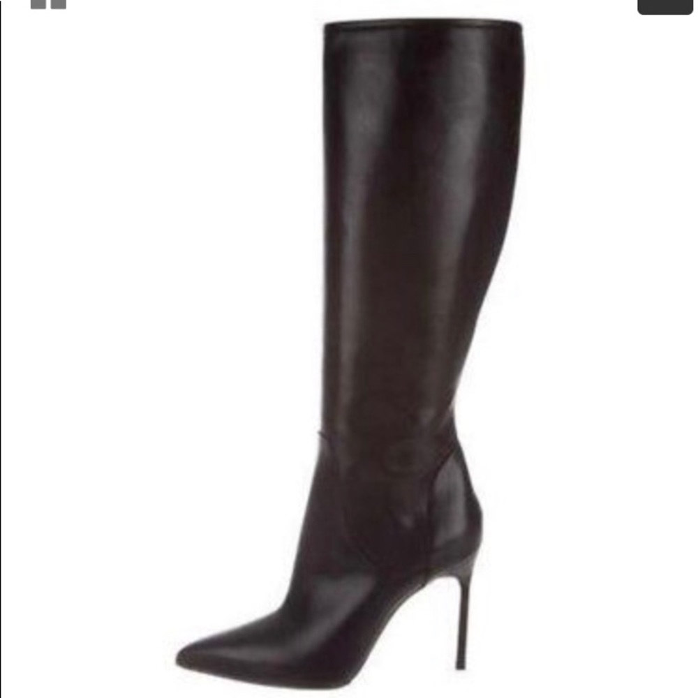 ❤️👠❤️👛 RARE Manolo Blahnik Hanzoutal Boot 35 in Chocolate Brown